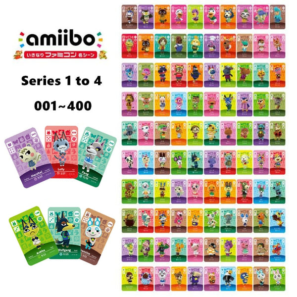 Animal Crossing Amiibo Card New Horizons for NS games Amibo Switch/Lite Amiibo Card NFC Welcome Cards  Series 1 To 4